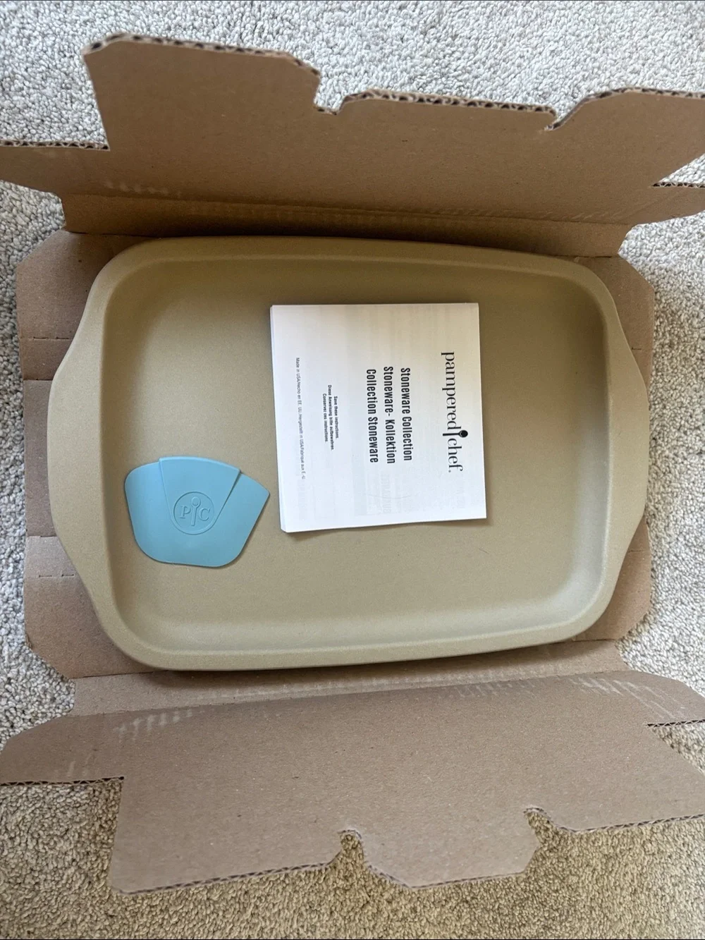 Pampered Chef Medium Stone Bar Pan